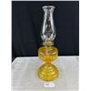 Image 1 : Nice Amber Colored Oil Lamp