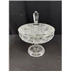 Image 4 : Very Nice Crystal Vase and Crystal Lidded Dish