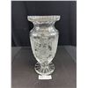 Image 2 : Very Nice Heavy Cut Crystal Vase 12" Tall