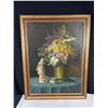 Image 1 : Very Nicely Framed Old 23" x 30" Oil Painting