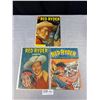Image 1 : Lot of 3 1940s Dell Red Ryder Comics On Board In Bag