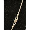 Image 4 : Lovely Sterling Silver Snake Skin Chain w/ Pendant Necklace, 19" Length (Tested), Marked 925 Italy, 
