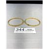 Image 1 : 2 Gold Colour Bangles Unmarked