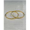 Image 2 : 2 Gold Colour Bangles Unmarked