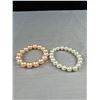Image 5 : Variety Large Beads + Pearls Bracelets