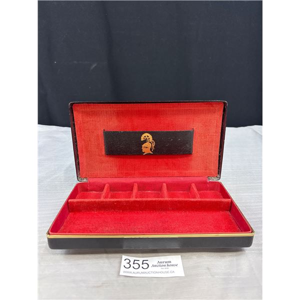 Vintage Leather Jewelry Case