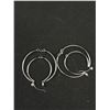Image 5 : 3 Pairs of Silver Colour Hoop Earrings