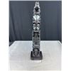 Image 1 : Very Nice 19" Tall Heavy West Coast Native Totem Pole