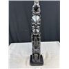Image 4 : Very Nice 19" Tall Heavy West Coast Native Totem Pole