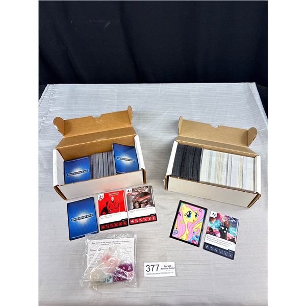 2 Boxes of Vintage Trading Cards, Dice Masters