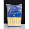 Image 2 : 1956 Royal Bank Calendar + Michigan and Kentucky License Plate