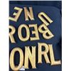 Image 3 : Nice Lot of Vintage Gold Painted Over Wood Letters