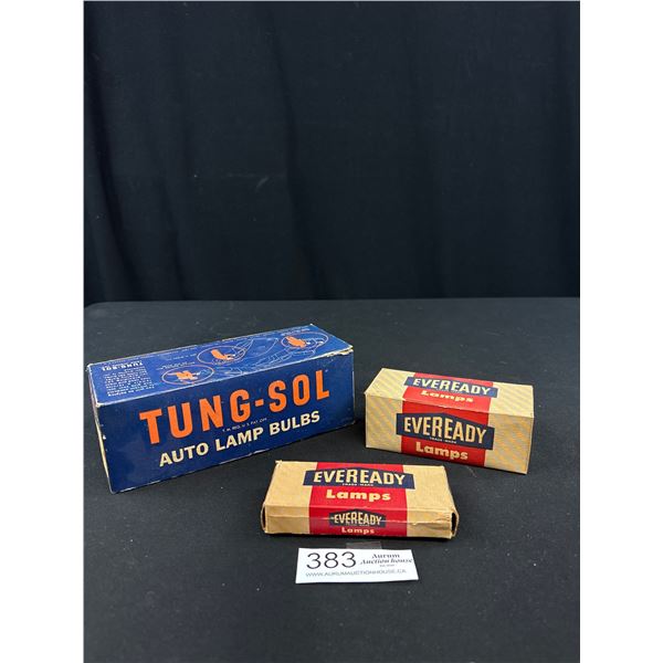 2 Ever Ready Auto Lamps Boxes + A Ton - SOL Auto Lamp Box
