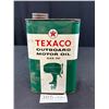 Image 1 : Vintage Texaco Outboard Motor Oil Tin