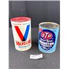 Image 1 : Full Valvoline Motor Oil and STP Radiator Treatment Full Tin