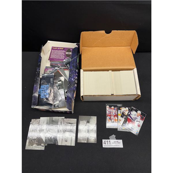 Lot of 2 Boxes of Trading Cards,1 The Outer Limits Collector Cards w/ Original Box and 1 Box of Hock