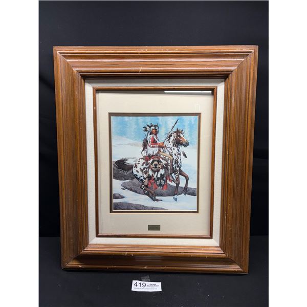 Wood Framed Bev Doolittle Print