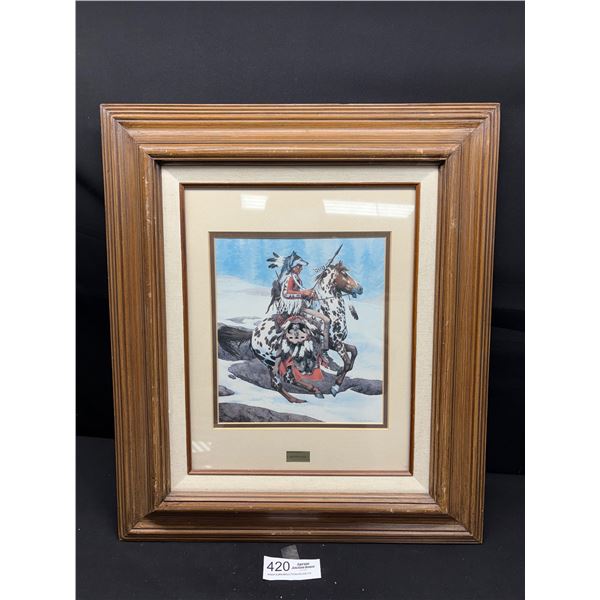 Wood Framed Bev Doolittle Print