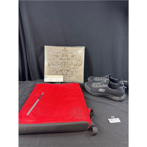 Lot of New Items, Sketchers, Womens Size 9/10, Insulated Carrier Bag, and Photo Album, Shoes Worn On