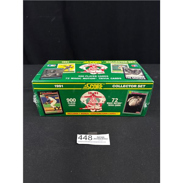 Sealed 1991 Score Collectors Set Baseball Trading Cards