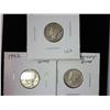 1941, 42 And 43 Mecury Dimes
