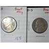1984-S And 1985-S Jefferson Nickels (Proof)