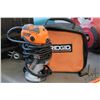 Image 1 : Ridgid palm router with canvas carry case and accessories