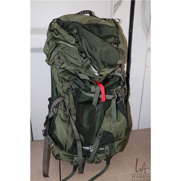 Osprey Green Aether 85 AG 85L hiking backpack