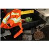 Image 1 : Selection of outdoor work clothing including a Tough Duck Hi-Vis jacket, assorted Hi-Vis clothes, an