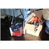 Image 1 : Seletion of garage cleaning supplies and lubricants, a partial can of window foam, a partial box of 