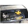 Image 3 : Small metal tool chest with latch including trailer hitches, spare trailer balls and pins, automotiv