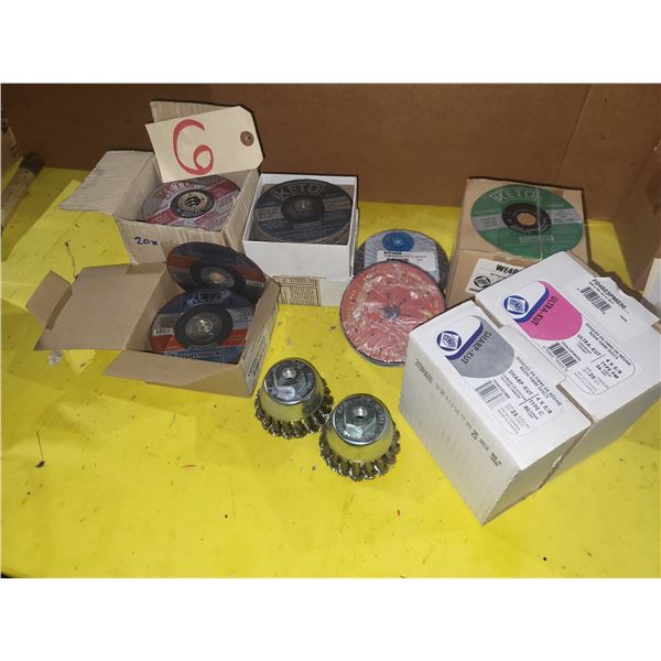 Lot of Cutting/Grinding tools for Grinder 4"