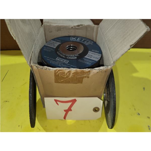 Box(25) of KETO 5" x 5/32" x 7/8" Grinding Disc