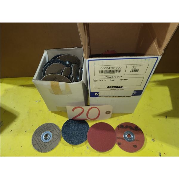 Set of PowerLock Disc 3" Gr.36-60