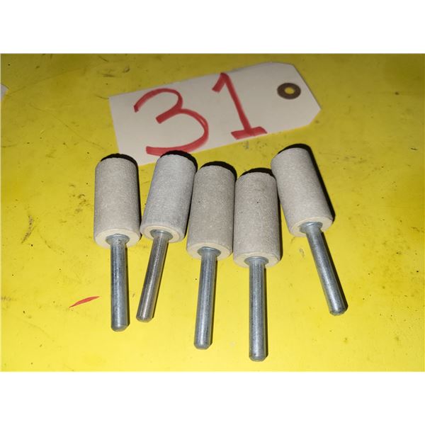 Lot(5) of Grinding Wheel shank 1/4"