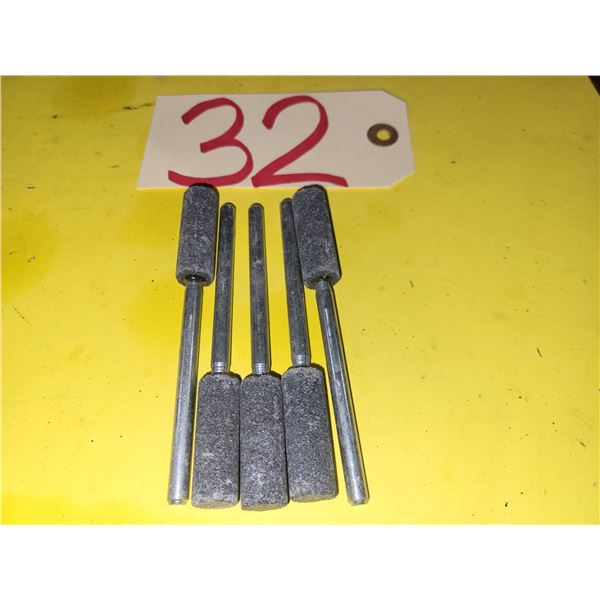 Lot(5) of Grinding Wheel shank 1/4"