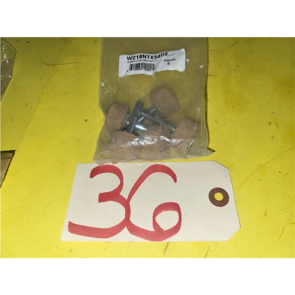 Lot(5) of Buffing Wheel shank 1/4"