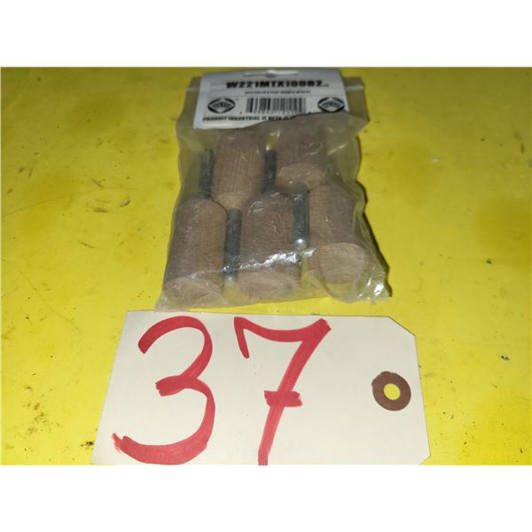 Lot(5) of Buffing Wheel shank 1/4"