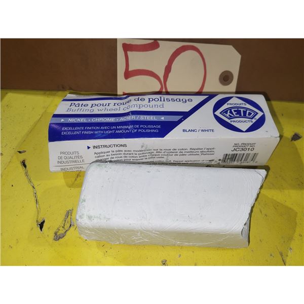 KETO White Buffing Wheel Compound