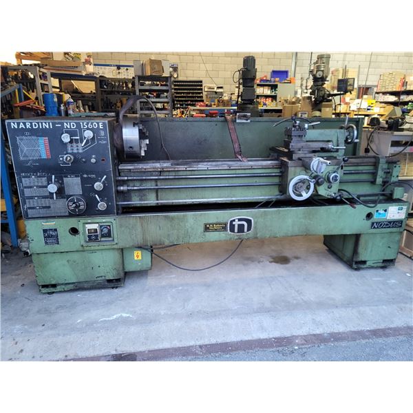 Nardini ND-1560E Lathe 15" x 60" (tested)