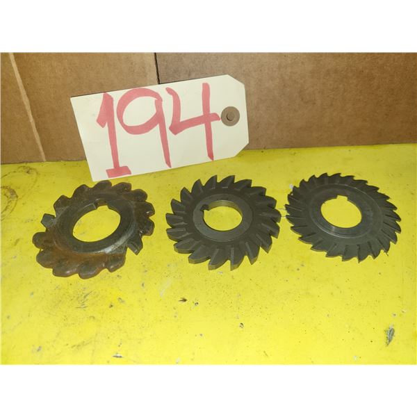 Lot(3) Milling Cutter 3"