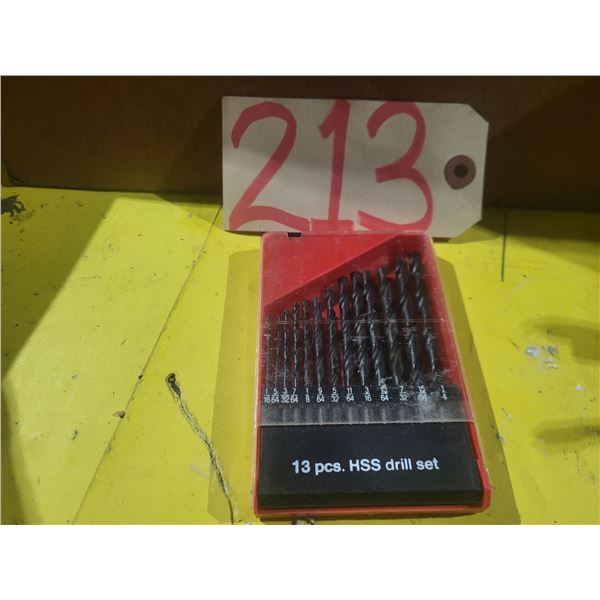 Drill Set 1/16" to 1/4"