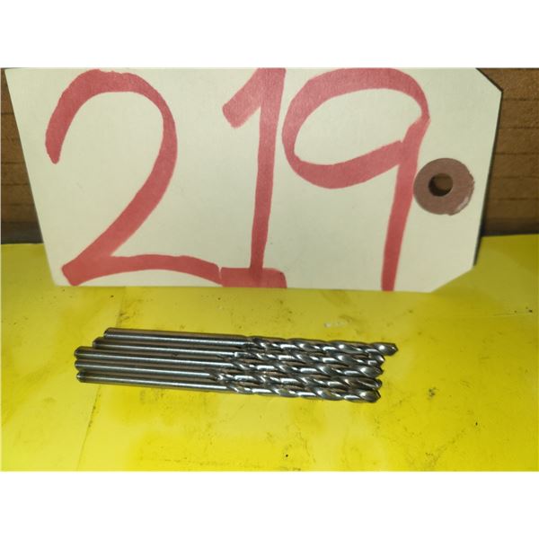 Lot(5) of Drill 1/8" regrinded tip with split point