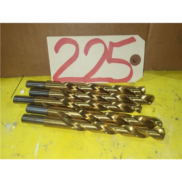 Lot (5) of new Drill 15/32" shank 3/8" (china)