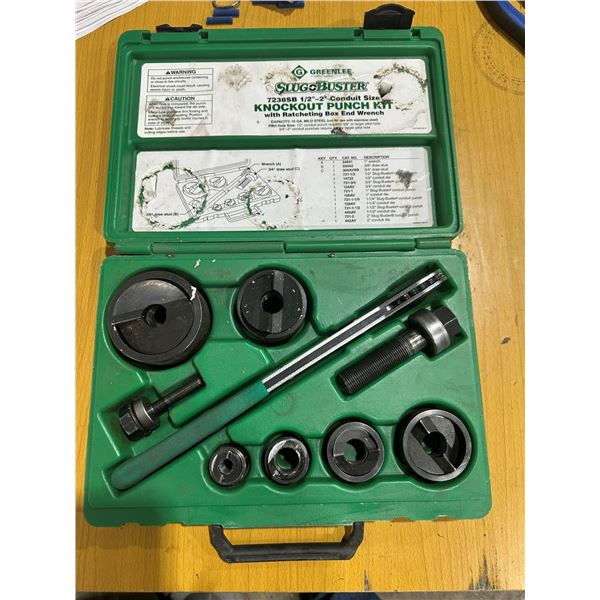 Greenlee 7238SB Trousse de poincon metal (payé 900$)