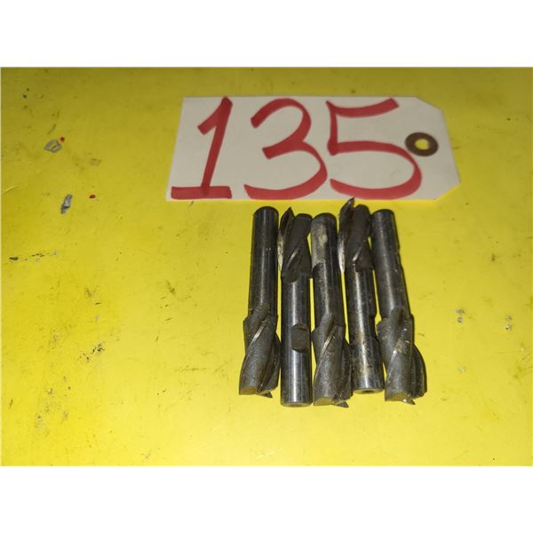 HSS End Mill 1/2" 3fl. shank 3/8"