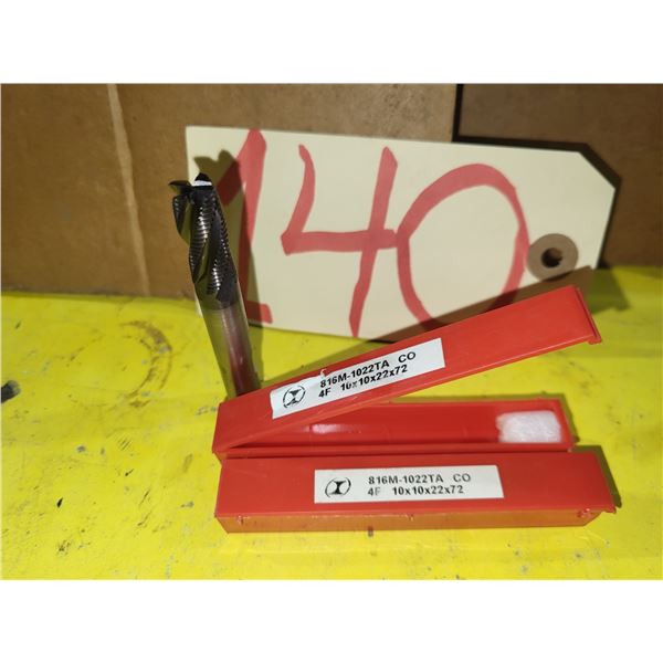 New HSS Rougher End Mill 10mm 4fl.