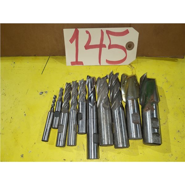 Lot of assorted HSS End Mill