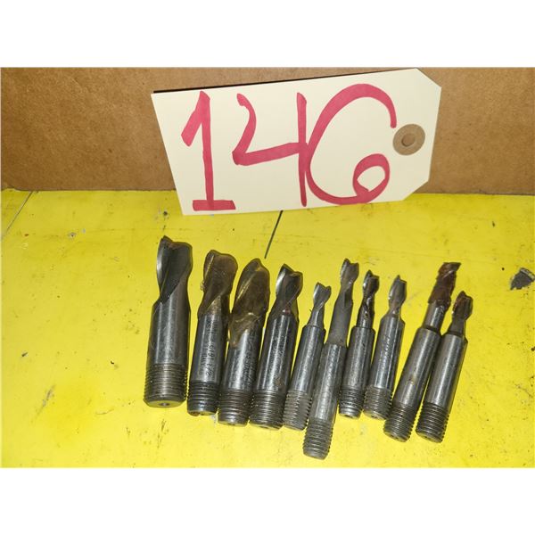 Lot of assorted HSS End Mill