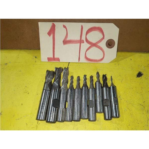 Lot of assorted HSS End Mill
